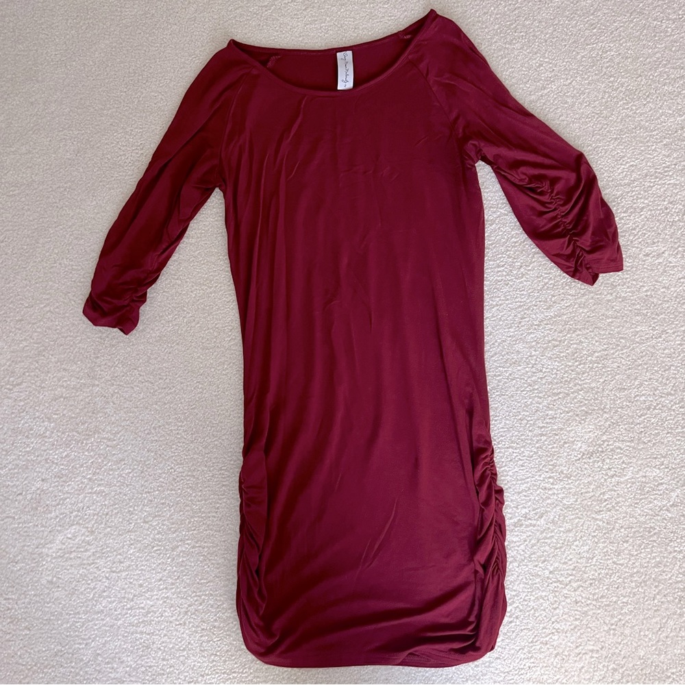 Sexy Mama Maternity Crimson top